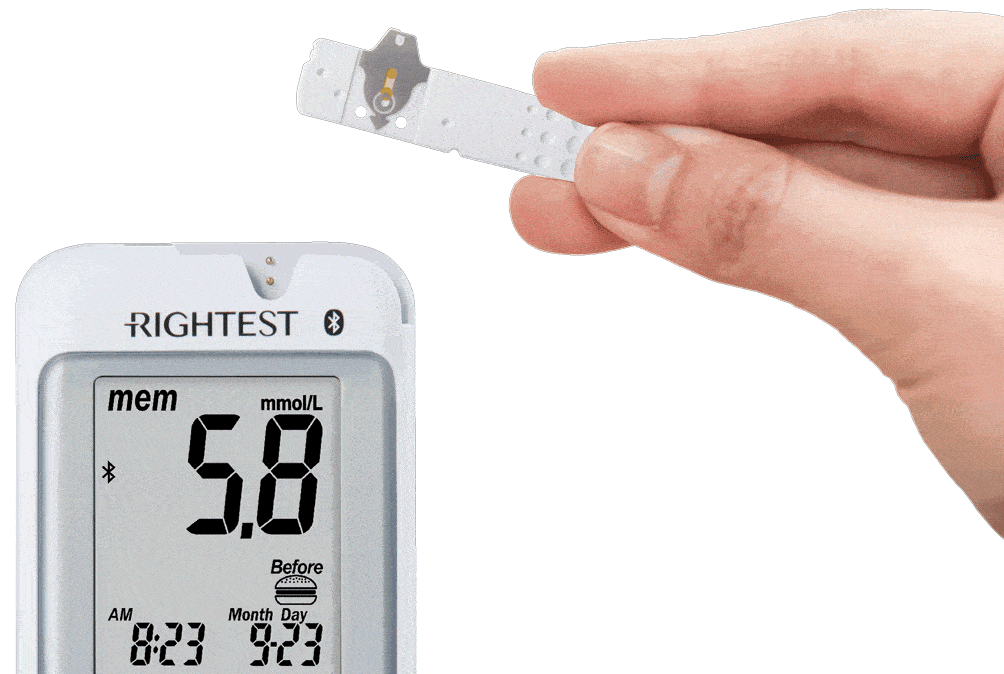 試紙橫插專利技術  血液導入更穩(wěn)定